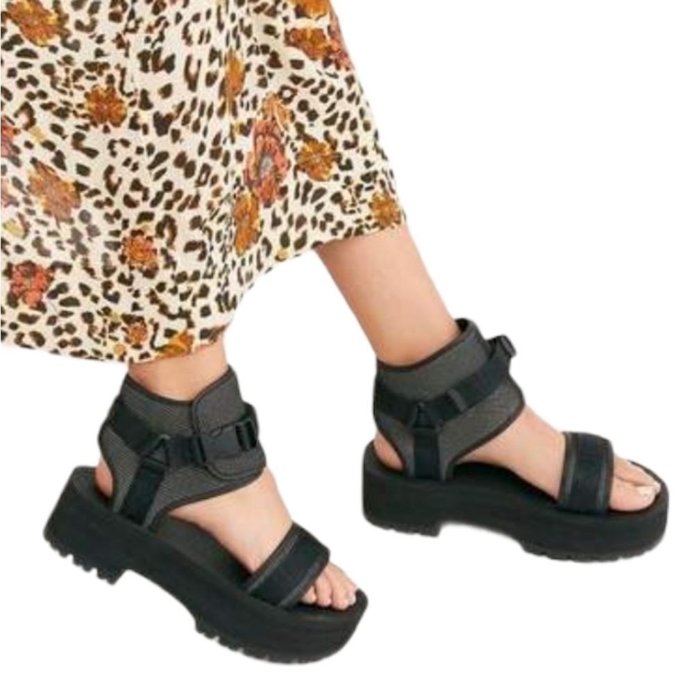 NWOT Dark Olive Teva Indio Jewel Sandals - Picture 2 of 8